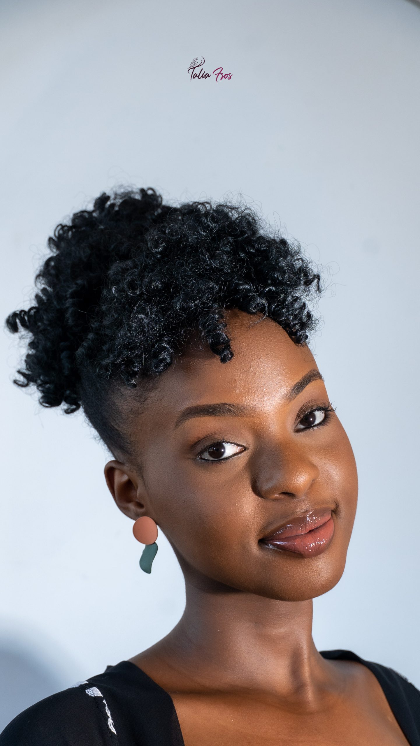 Afro Curl Drawstring Fringe